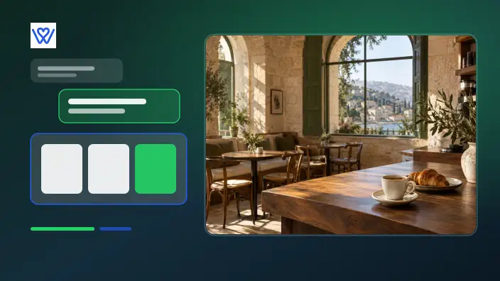 Structured web menu link shared in a WhatsApp chat compared with an overwhelming flood of unlabeled photo attachments
